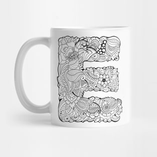 Capital letter E Mug